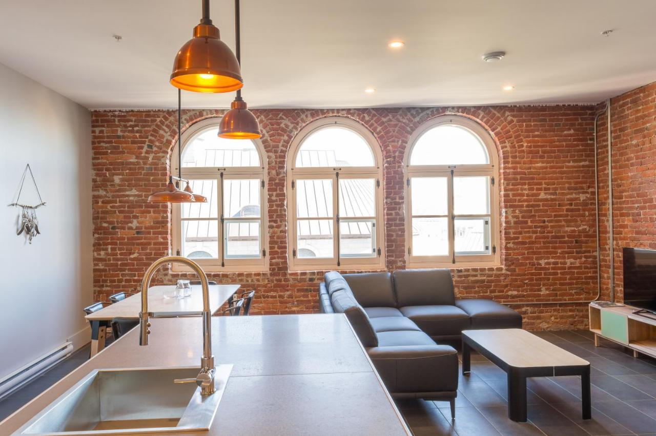Apartament Les Lofts Du Tresor - Par Les Lofts Vieux-Quebec Zewnętrze zdjęcie