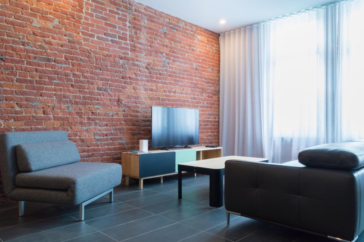 Apartament Les Lofts Du Tresor - Par Les Lofts Vieux-Quebec Zewnętrze zdjęcie