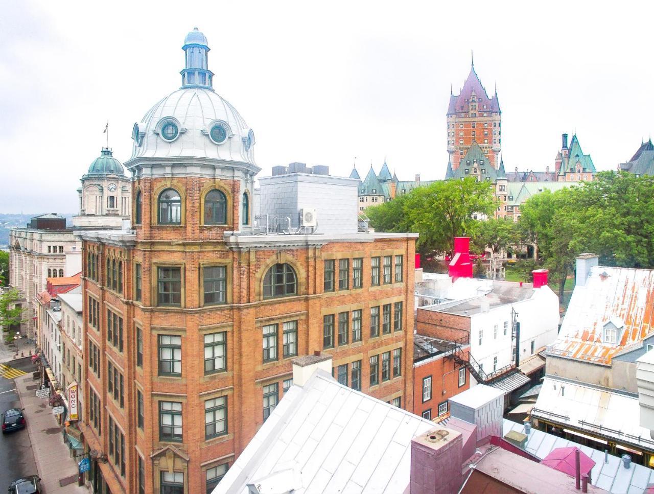 Apartament Les Lofts Du Tresor - Par Les Lofts Vieux-Quebec Zewnętrze zdjęcie
