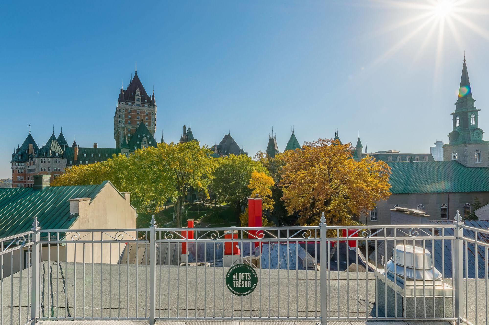 Apartament Les Lofts Du Tresor - Par Les Lofts Vieux-Quebec Zewnętrze zdjęcie