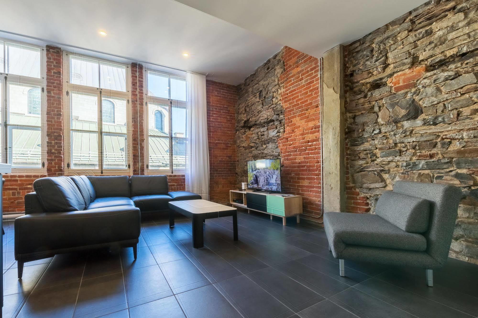 Apartament Les Lofts Du Tresor - Par Les Lofts Vieux-Quebec Zewnętrze zdjęcie