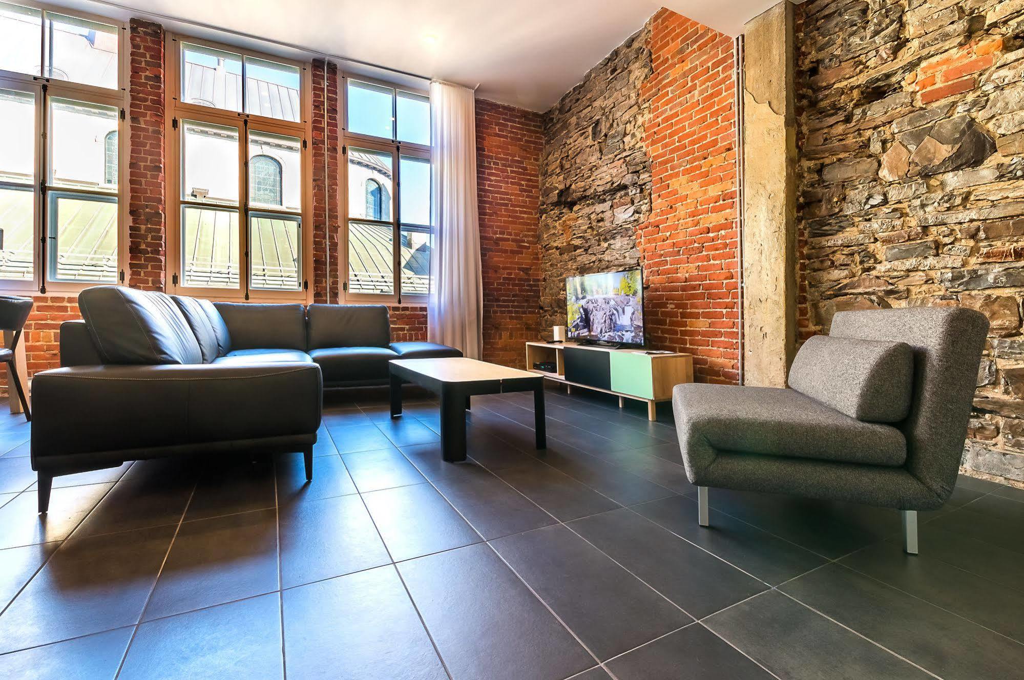 Apartament Les Lofts Du Tresor - Par Les Lofts Vieux-Quebec Zewnętrze zdjęcie