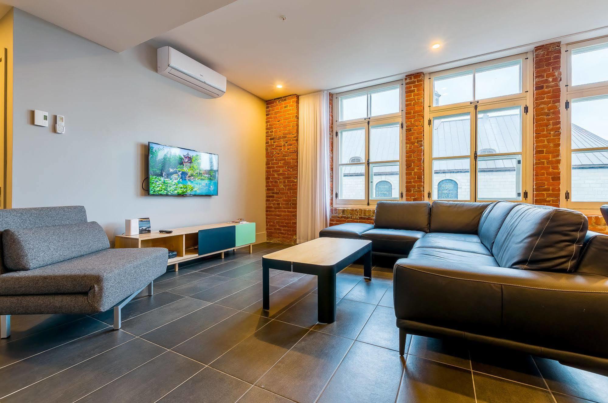 Apartament Les Lofts Du Tresor - Par Les Lofts Vieux-Quebec Zewnętrze zdjęcie