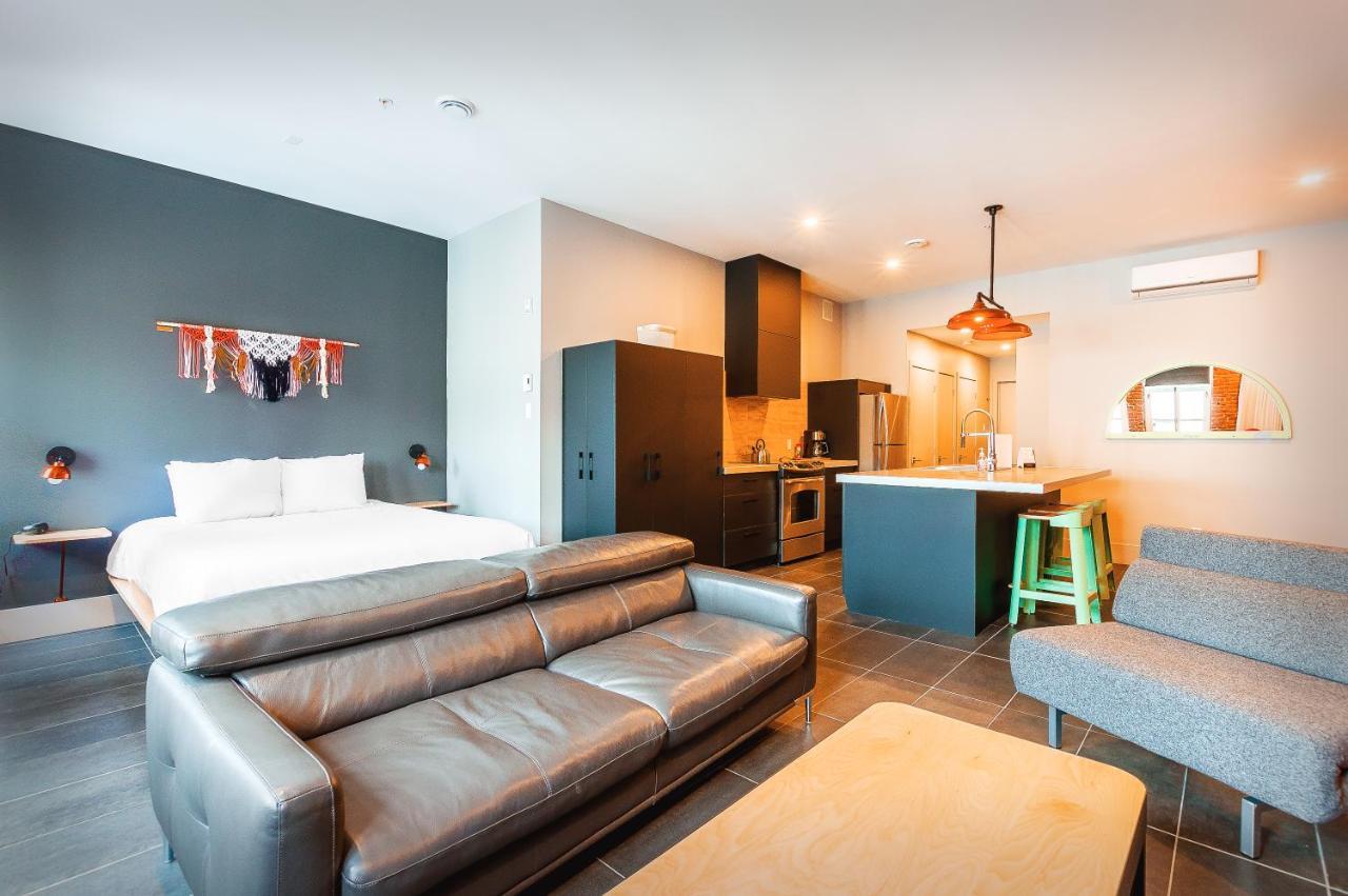 Apartament Les Lofts Du Tresor - Par Les Lofts Vieux-Quebec Zewnętrze zdjęcie
